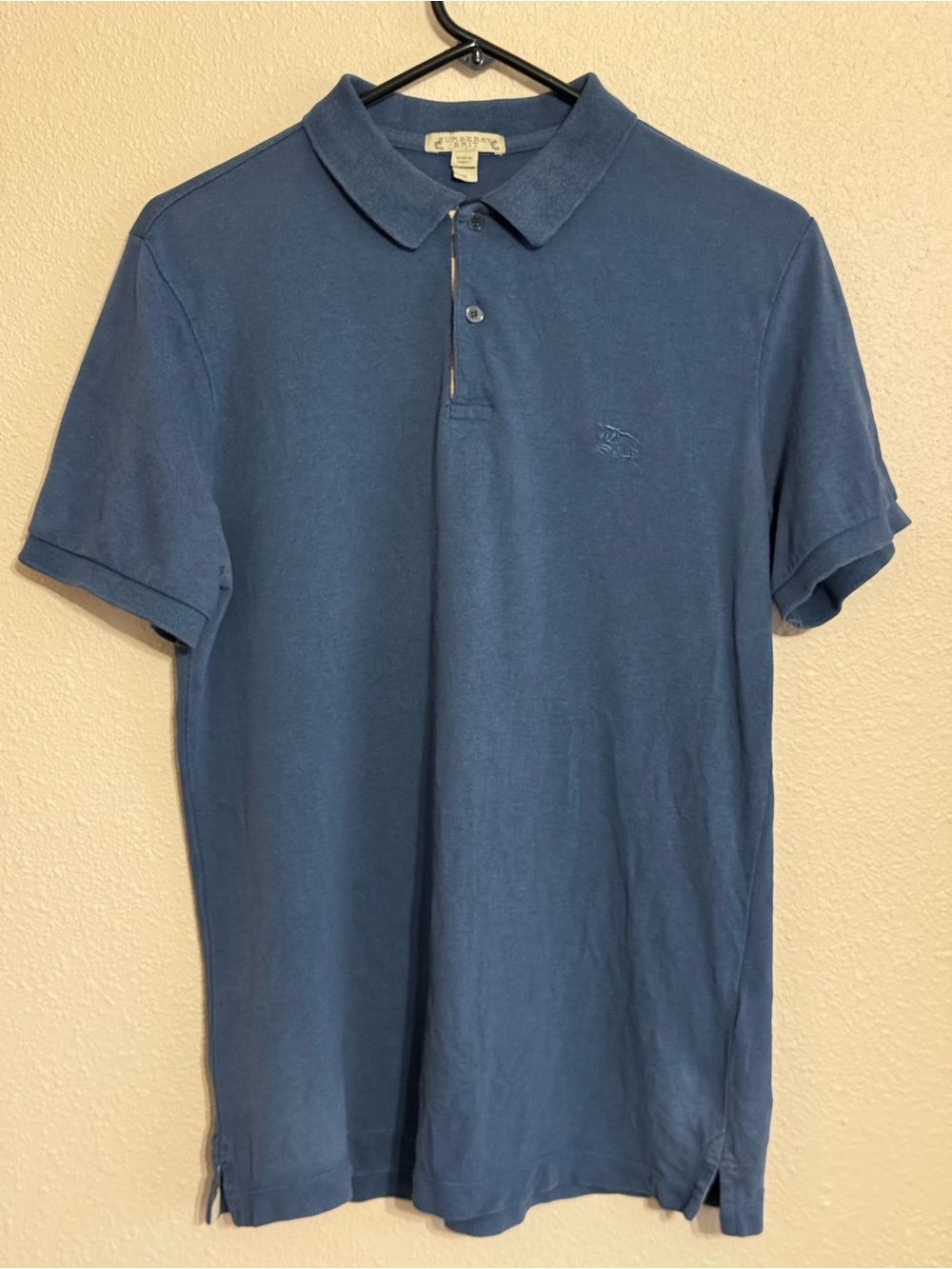 Burberry Navy Blue Men's Polo Shirt